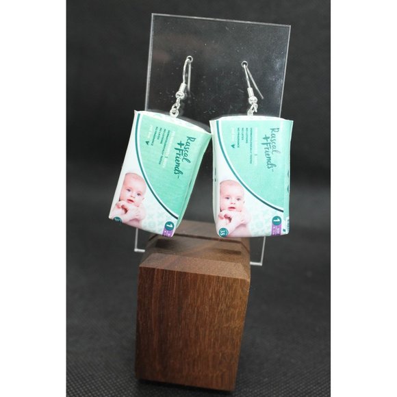 Mini Brands/ Rascal & Friends Diaper earrings - Picture 3 of 10